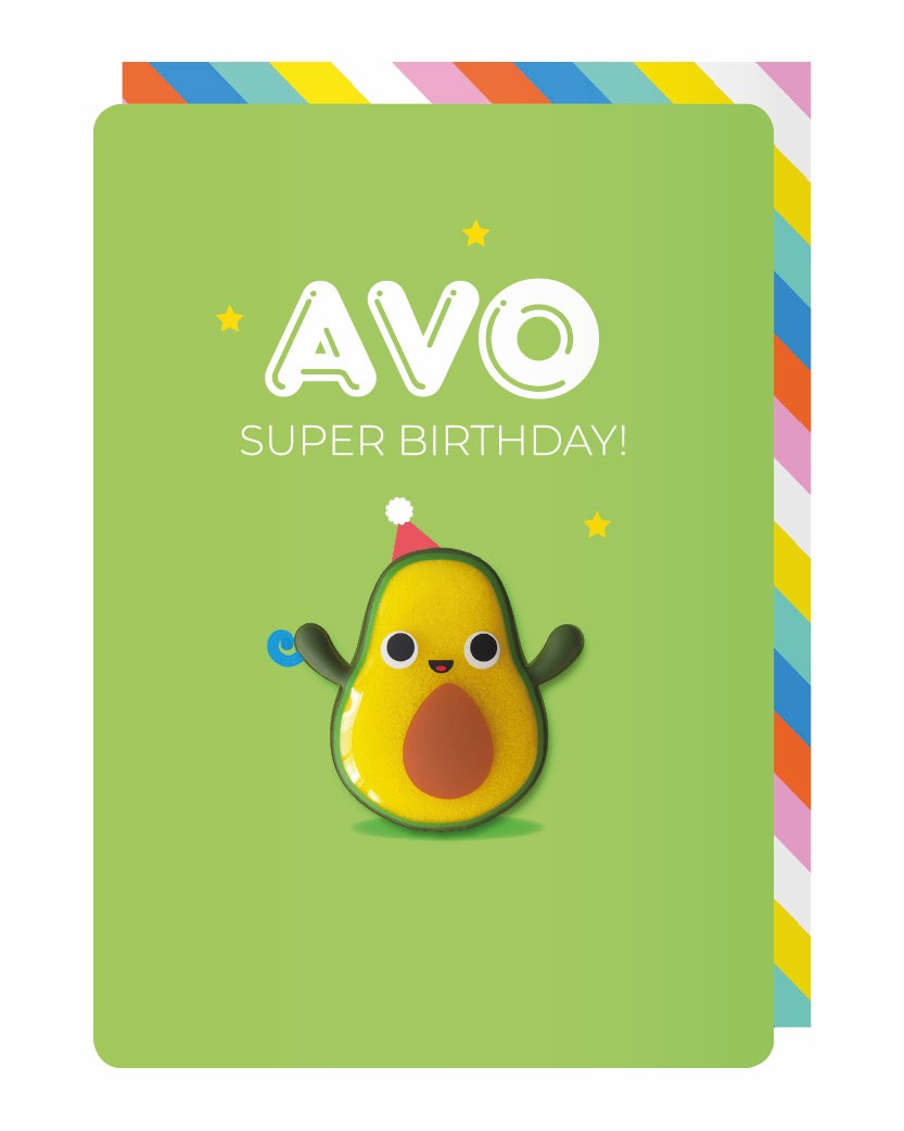 Avo Super Birthday Magnet Card | Bookazine HK