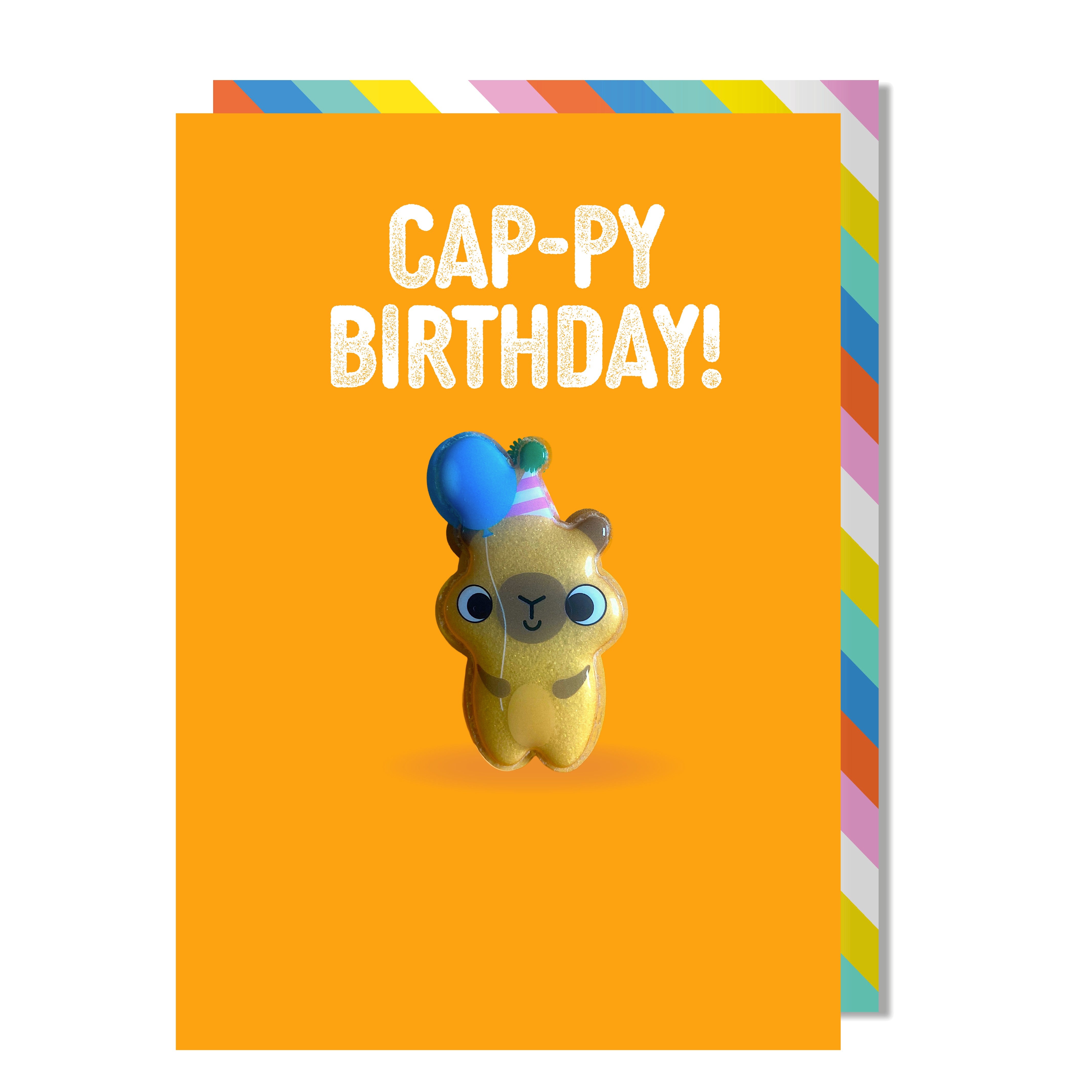 Cap-Py Birthday Capybara Greeting Card | Bookazine HK