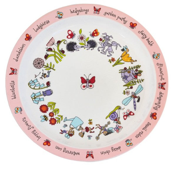 Secret Garden Melamine Plate