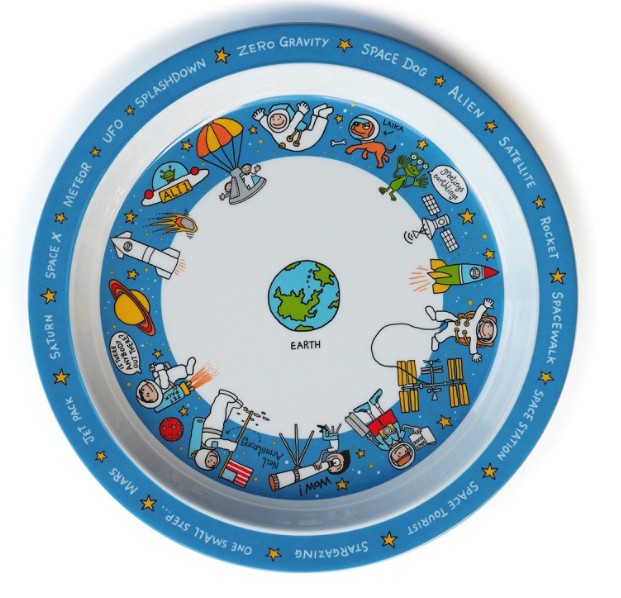 Space Melamine Plate | Bookazine HK