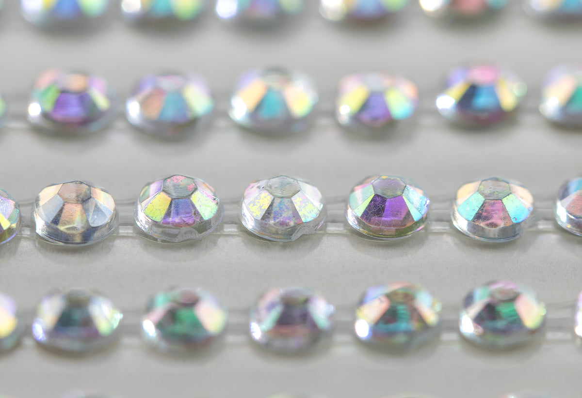 Iridescent Gems Craft Sticker 3mm x 418pcs