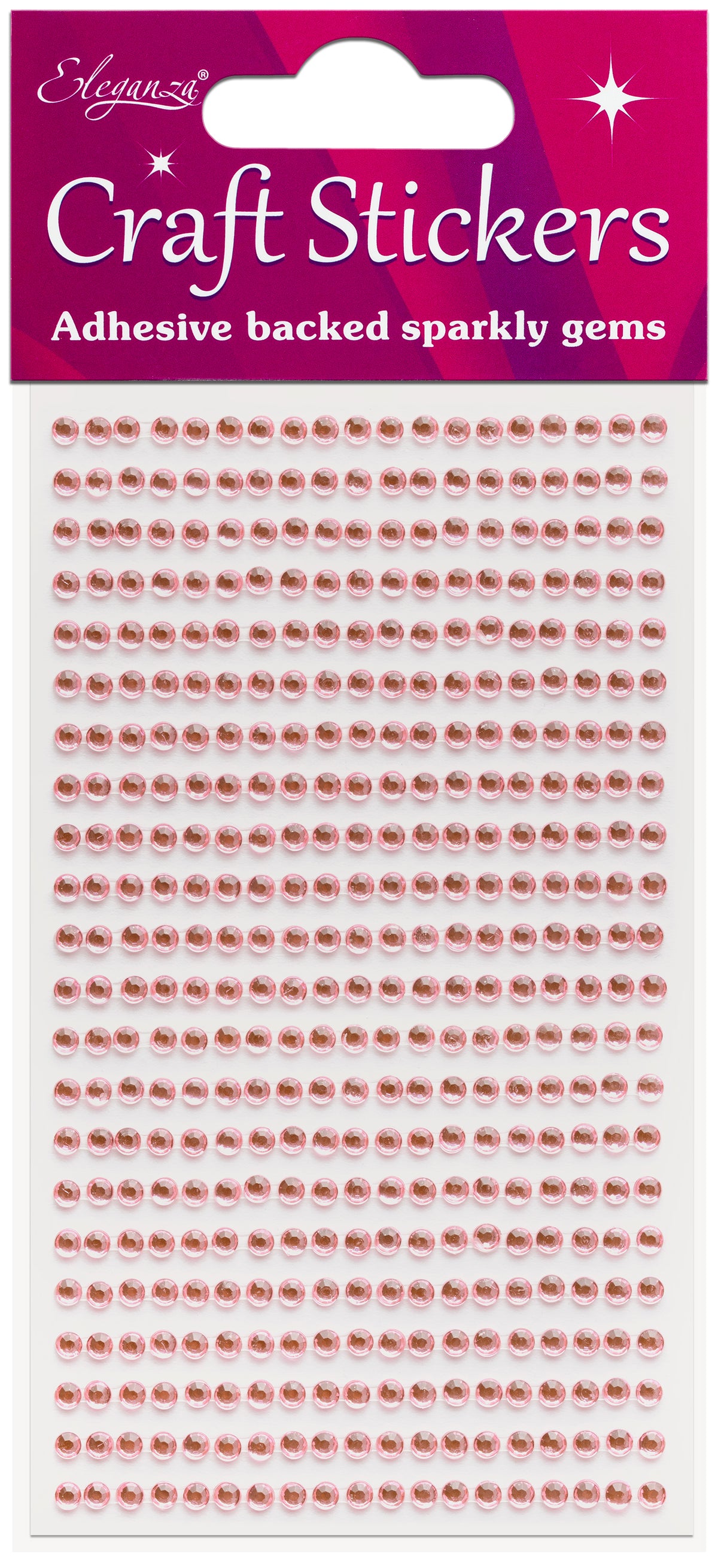 Pearl Pink Craft Sticker 3mm x 418pcs