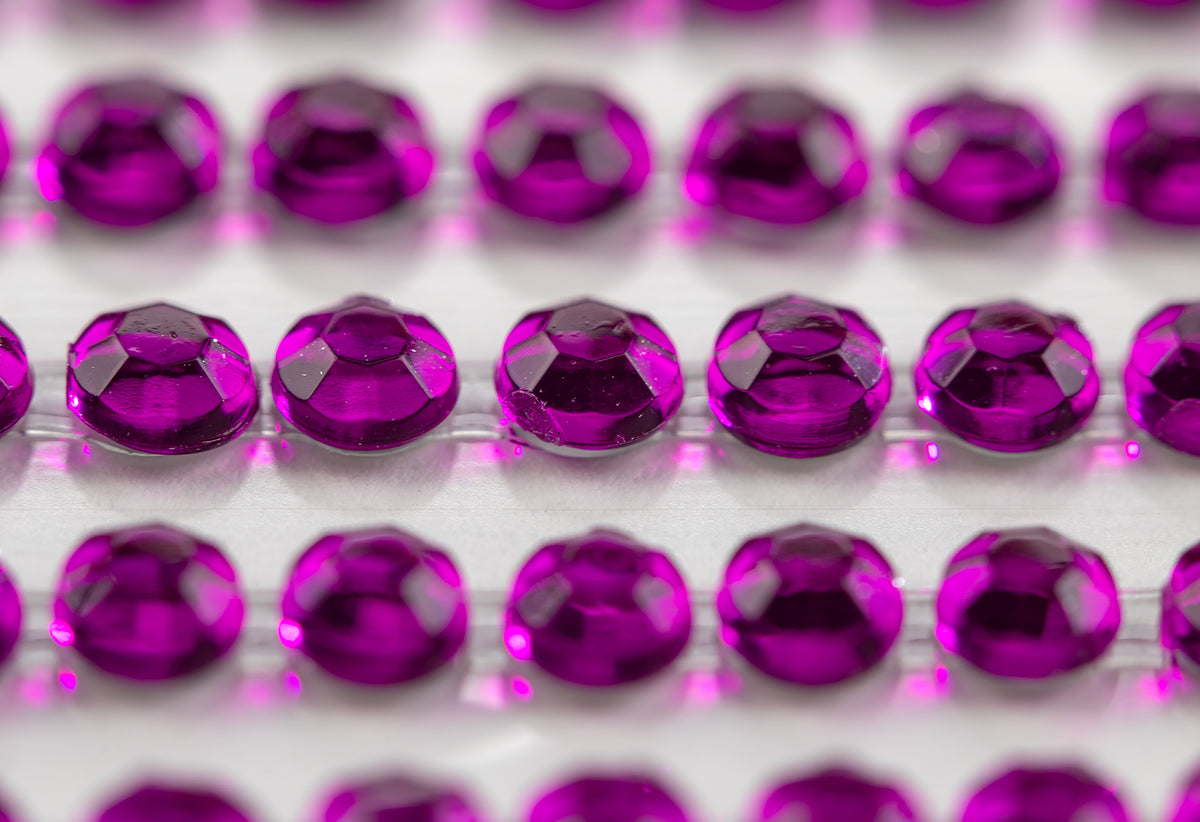 Amethyst Gems Craft Sticker 3mm x 418pcs