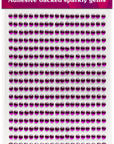 Amethyst Gems Craft Sticker 3mm x 418pcs