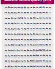 Iridescent Gems Craft Sticker 4mm x 240pcs