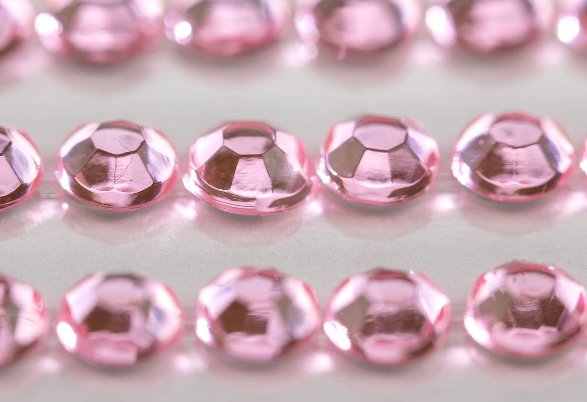 Pearl Pink Gems Craft Sticker 4mm x 240pcs