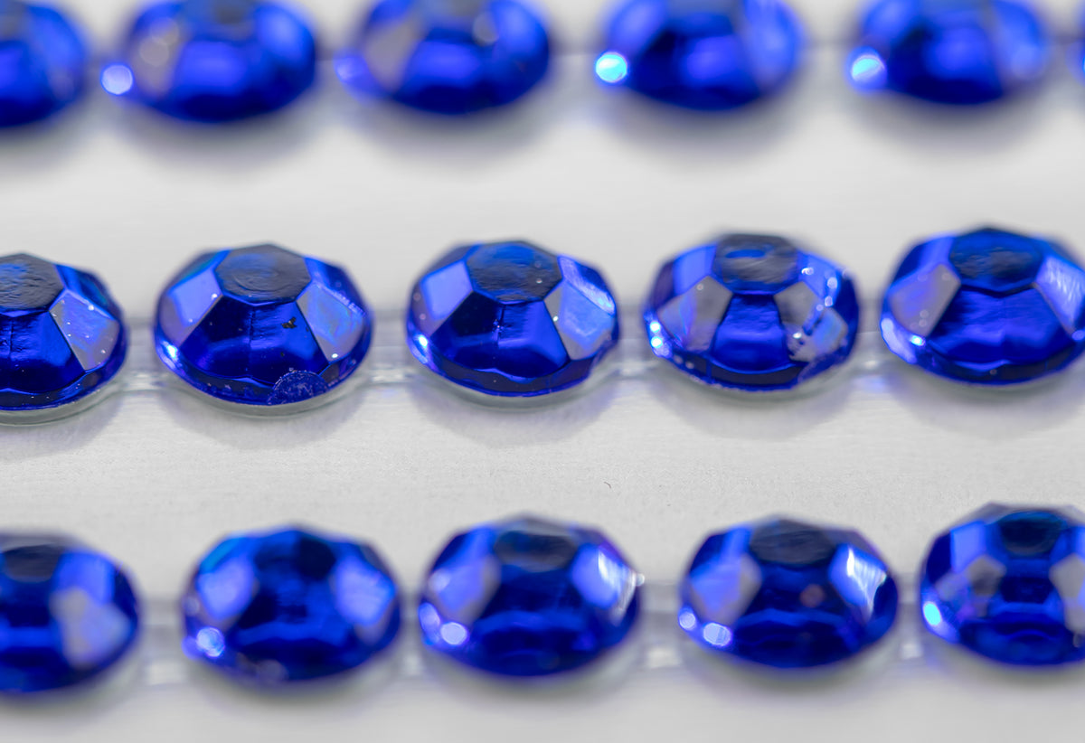 Sapphire Blue Gems Craft Sticker 4mm x 240pcs