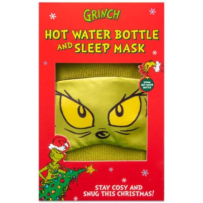 The Grinch Hot Water Bottle & Sleep Mask Set | Bookazine HK