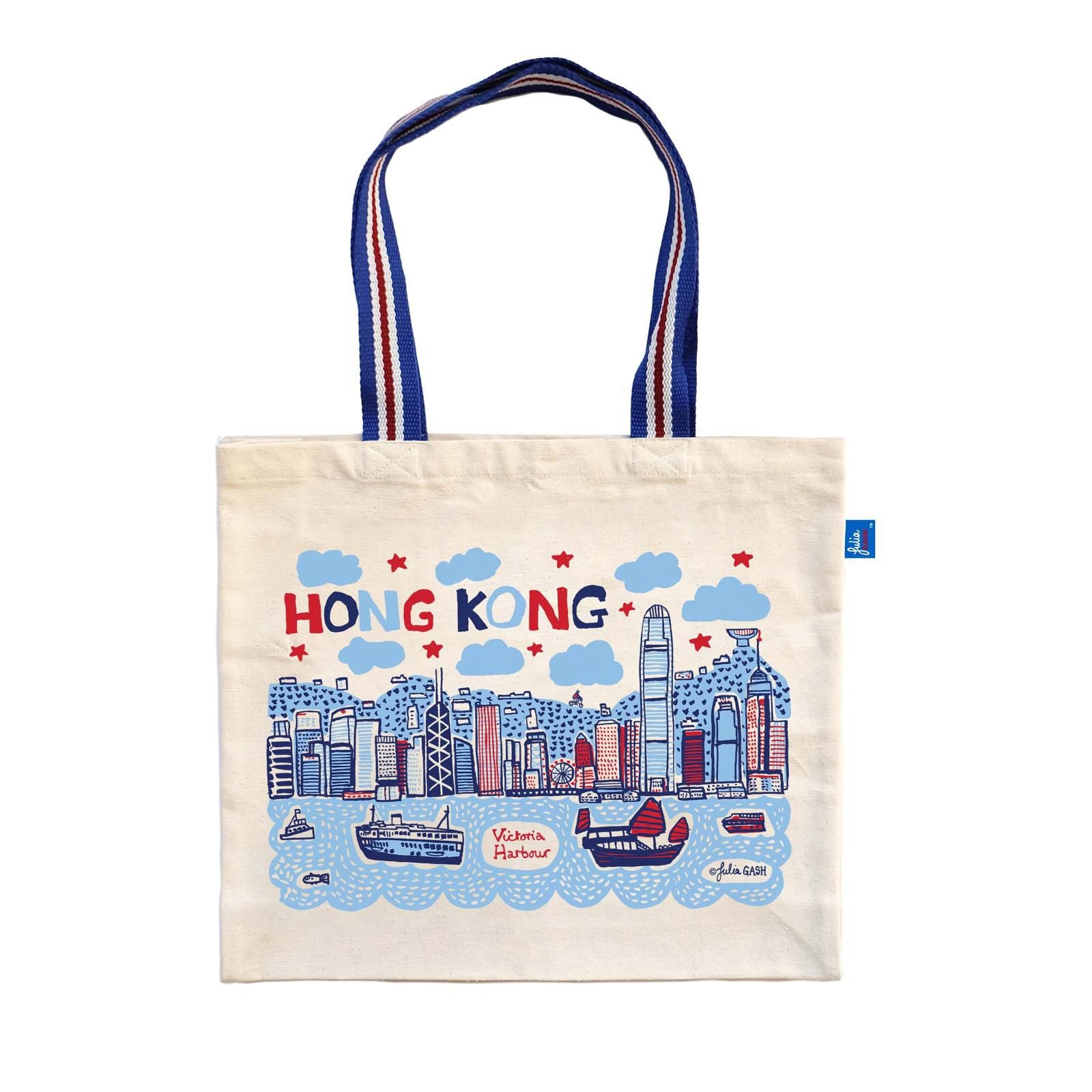 Hk Skyline Natural Bag Landscape | Bookazine HK