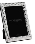Silver Plated Swirl Textured Photo Frame 4" x 6" | Bookazine HK