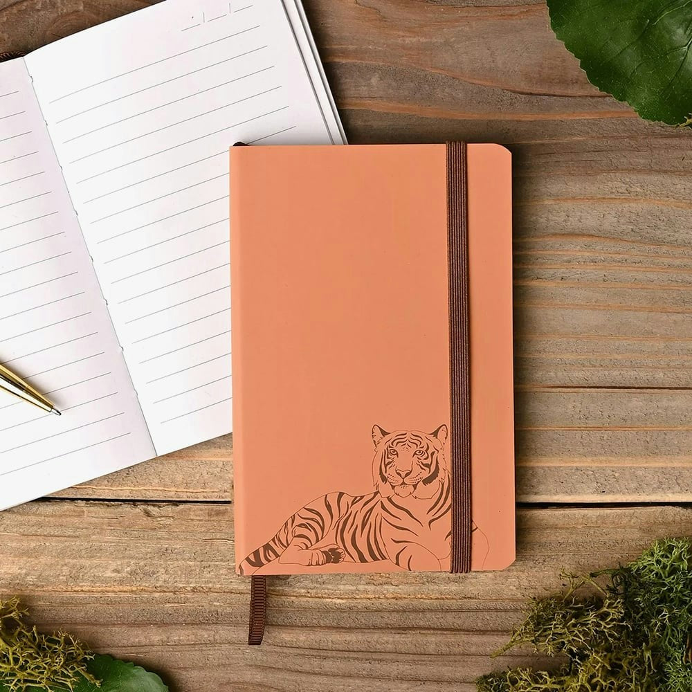 Tiger A6 PU Notebook Terracotta | Bookazine HK