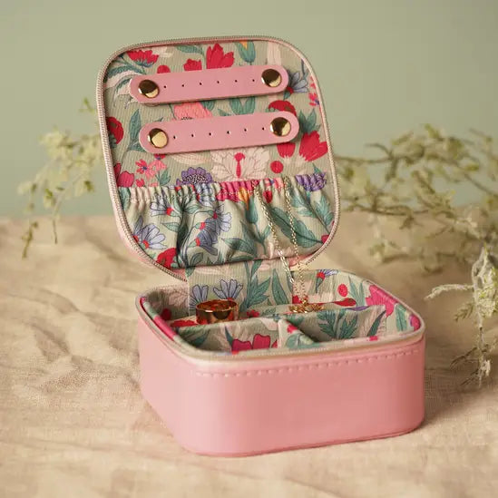 Pink &amp; Green Floral Jewellery Box | Bookazine HK