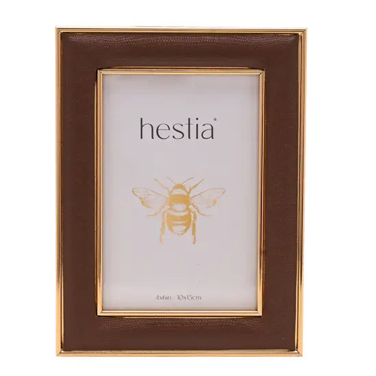 Gold Coloured Photo Frame 4" x 6" | Bookazine HK