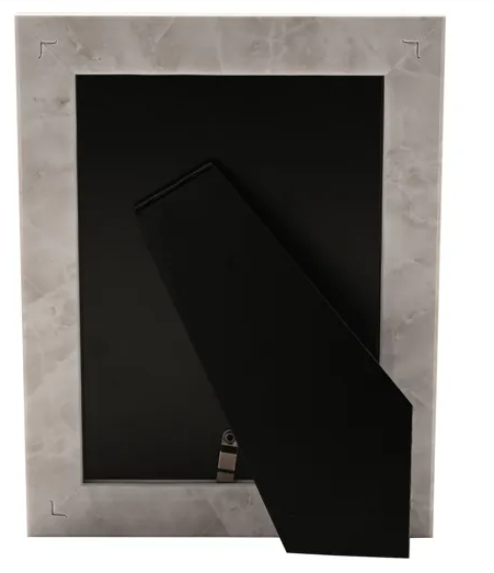White Marble &amp; Gold Photo Frame 4" x 6" | Bookazine HK