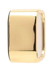 Square Metal Alarm Clock - Gold
