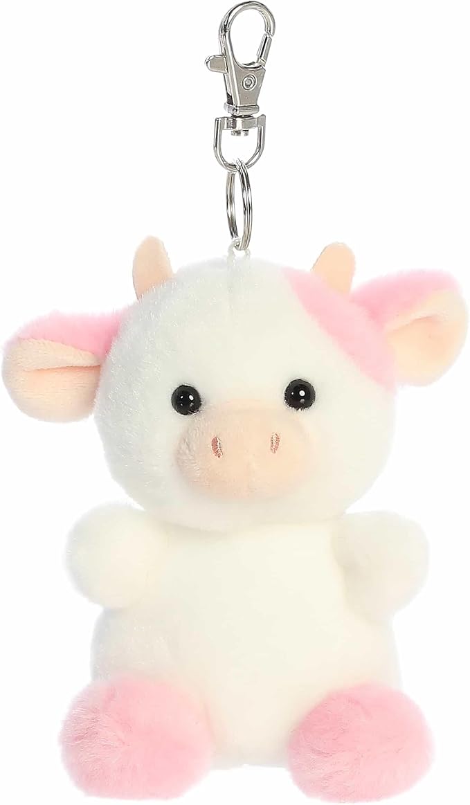 Palm Pals Clip-On - Belle Strawberry Cow 4 Inches | Bookazine HK