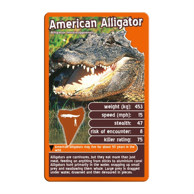 Predators Top Trumps Card Game (New Version)