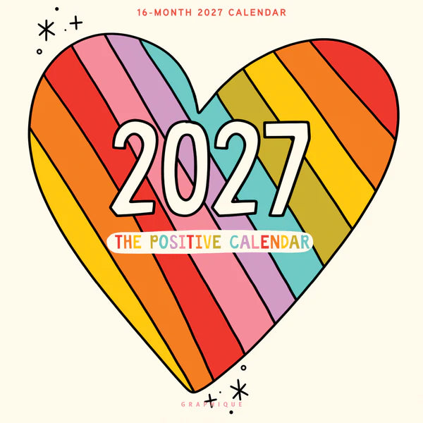 The Positive Calendar Wall Calendar 2027