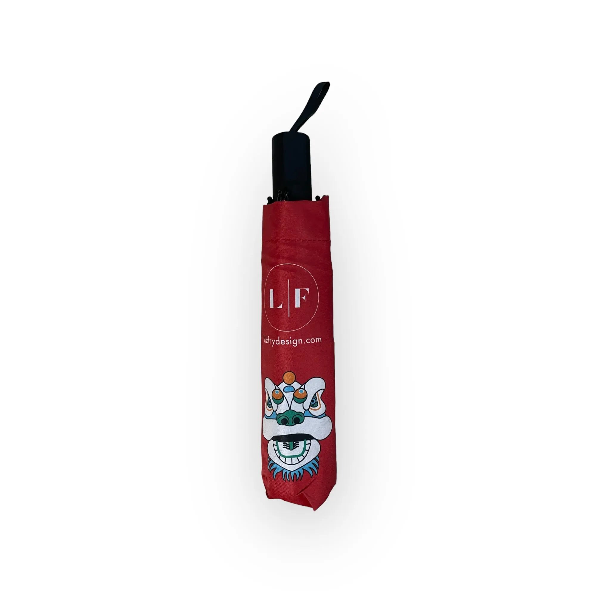 Tsim Sha Tsui Lion Heads Folding Umbrella | Bookazine HK