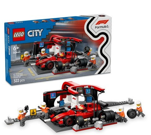 F1 Pit Stop & Pit Crew With Ferrari Car  | Bookazine HK