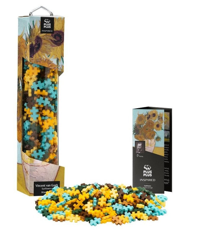 Plus-Plus Inspired - Van Gogh Sunflowers / Tube 350Pcs | Bookazine HK