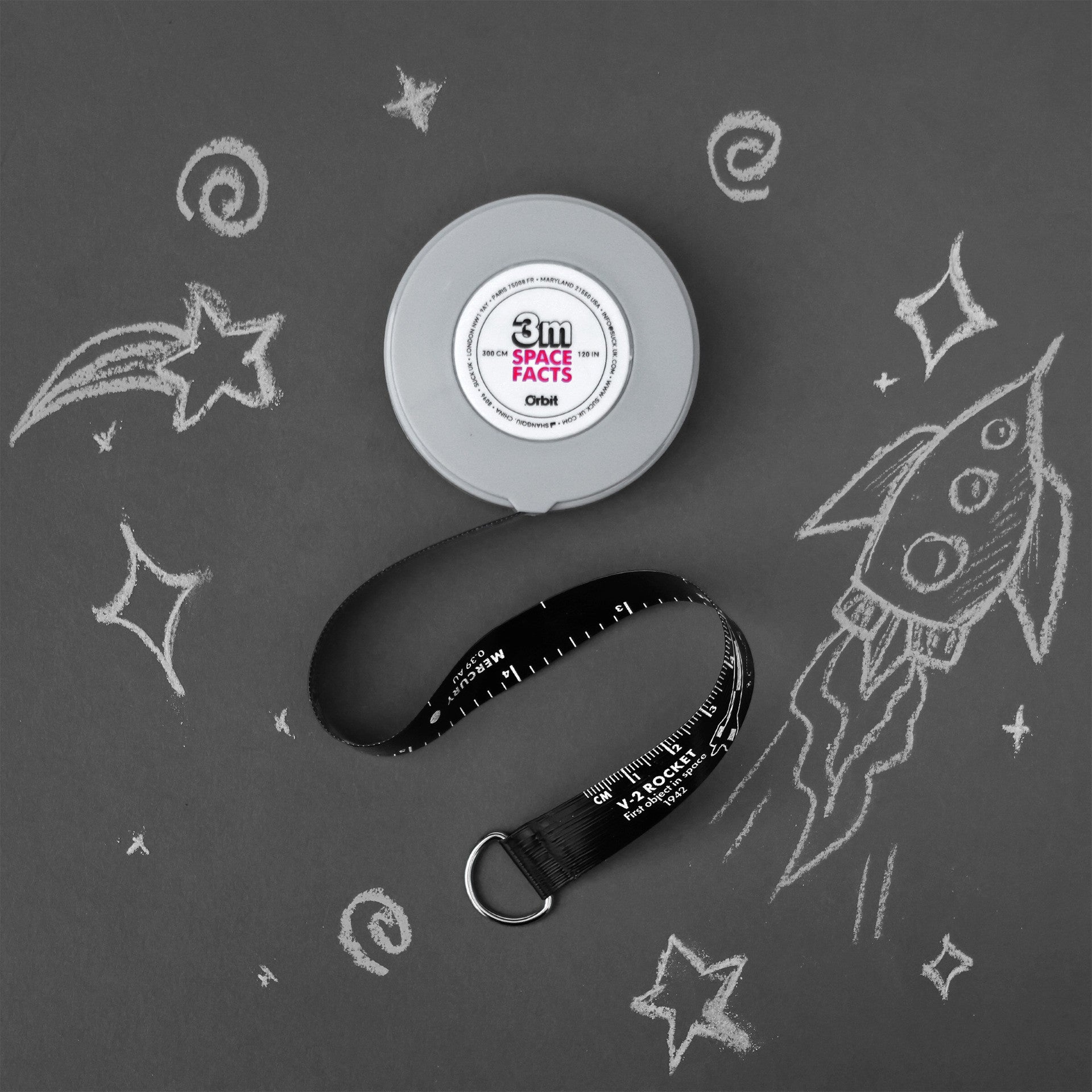 Space Facts Tape Measure | Bookazine HK