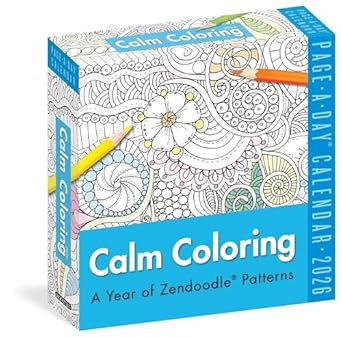 Calm Coloring Box Calendar 2026 | Bookazine HK