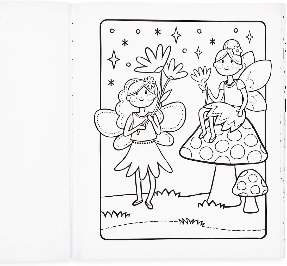 Color-In&#39;-Book-Princess-&amp;-Fairies
