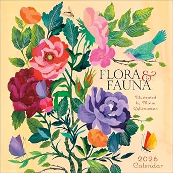 Flora & Fauna Wall Calendar 2026 | Bookazine HK