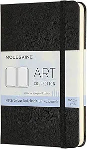 Black Pocket Art Watercolour Notebook | Bookazine HK