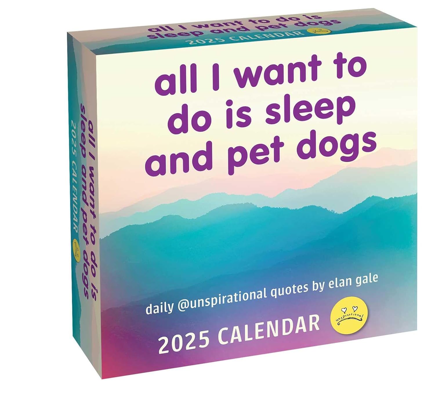 Unspirational - All I Want To Do Is Sleep And Pet Dogs Box Calendar | Bookazine HK