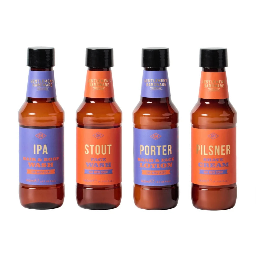 Beer Bottle Grooming Gift Set
