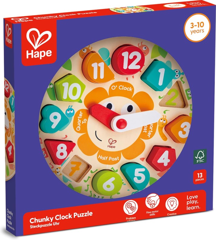 Chunky Clock Puzzle | Bookazine HK