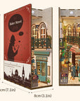 Baker Street 3D Wooden Puzzle Book Nook Kit | Bookazine HK