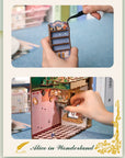 Alice In Wonderland 3D Wooden Puzzle Book Nook Kit | Bookazine HK