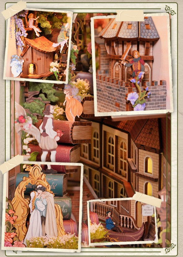 William Shakespear's Verse 3D Wooden Puzzle Book Nook Kit | Bookazine HK
