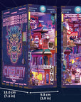 Cyber City 3D Wooden Puzzle Book Nook Kit | Bookazine HK