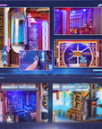 Cyber City 3D Wooden Puzzle Book Nook Kit | Bookazine HK