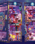 Cyber City 3D Wooden Puzzle Book Nook Kit | Bookazine HK