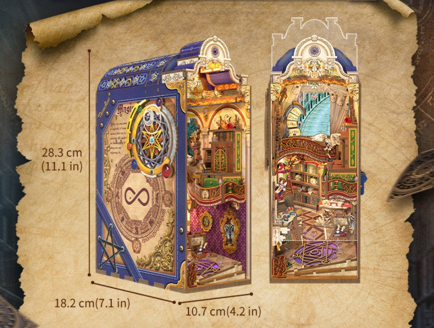 Magical Library 3D Wooden Puzzle Book Nook Kit | Bookazine HK
