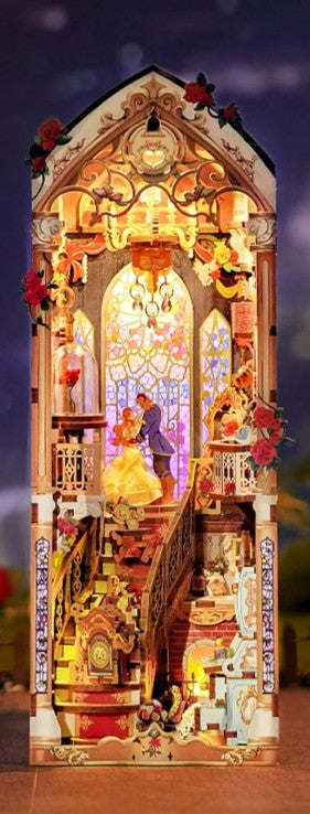 Beast And Beauty 3D Wooden Puzzle Book Nook Kit | Bookazine HK