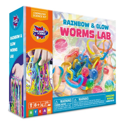 Rainbow & Glow Worms Lab Kit |  Bookazine HK