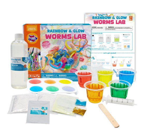 Rainbow & Glow Worms Lab Kit |  Bookazine HK