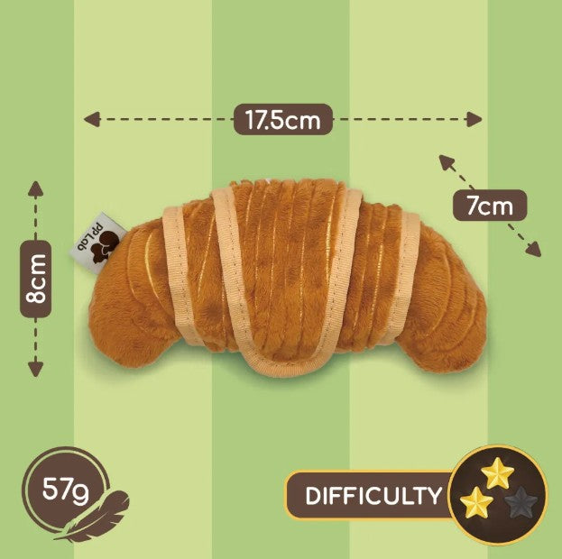 Croissant Combo Dog Toy