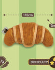 Croissant Combo Dog Toy