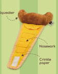 Croissant Combo Dog Toy