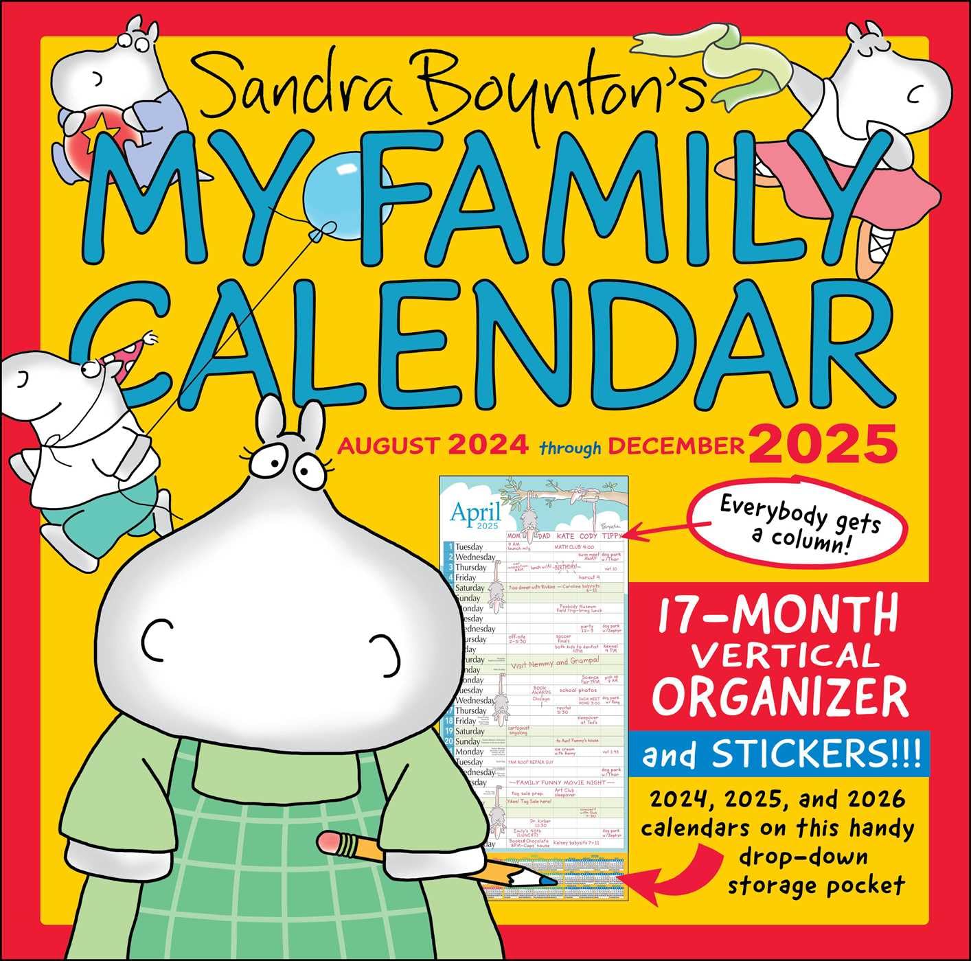 My Family - Sandra Boynton's Wall Calendar | Bookazine HK