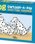 Dog Cartoon-a-Day Daily 2024 Box/Desk Calendar