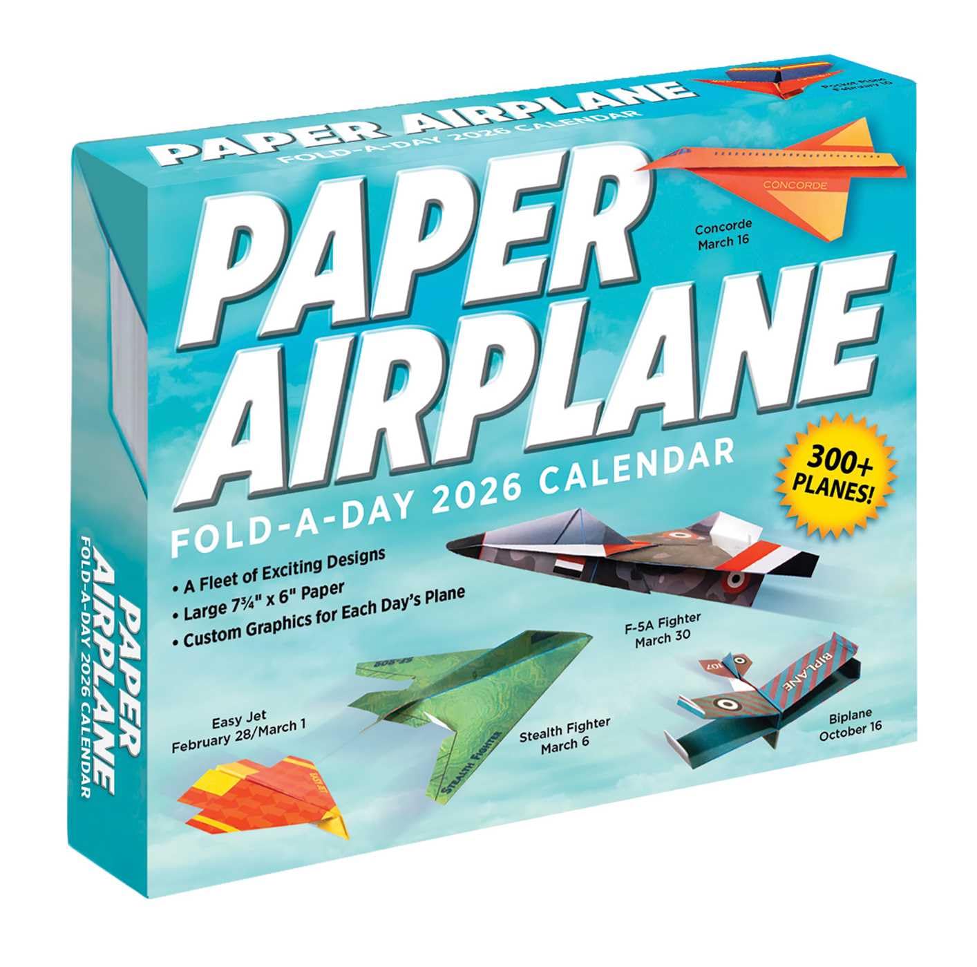Paper Airplane Box Calendar 2026 | Bookazine HK