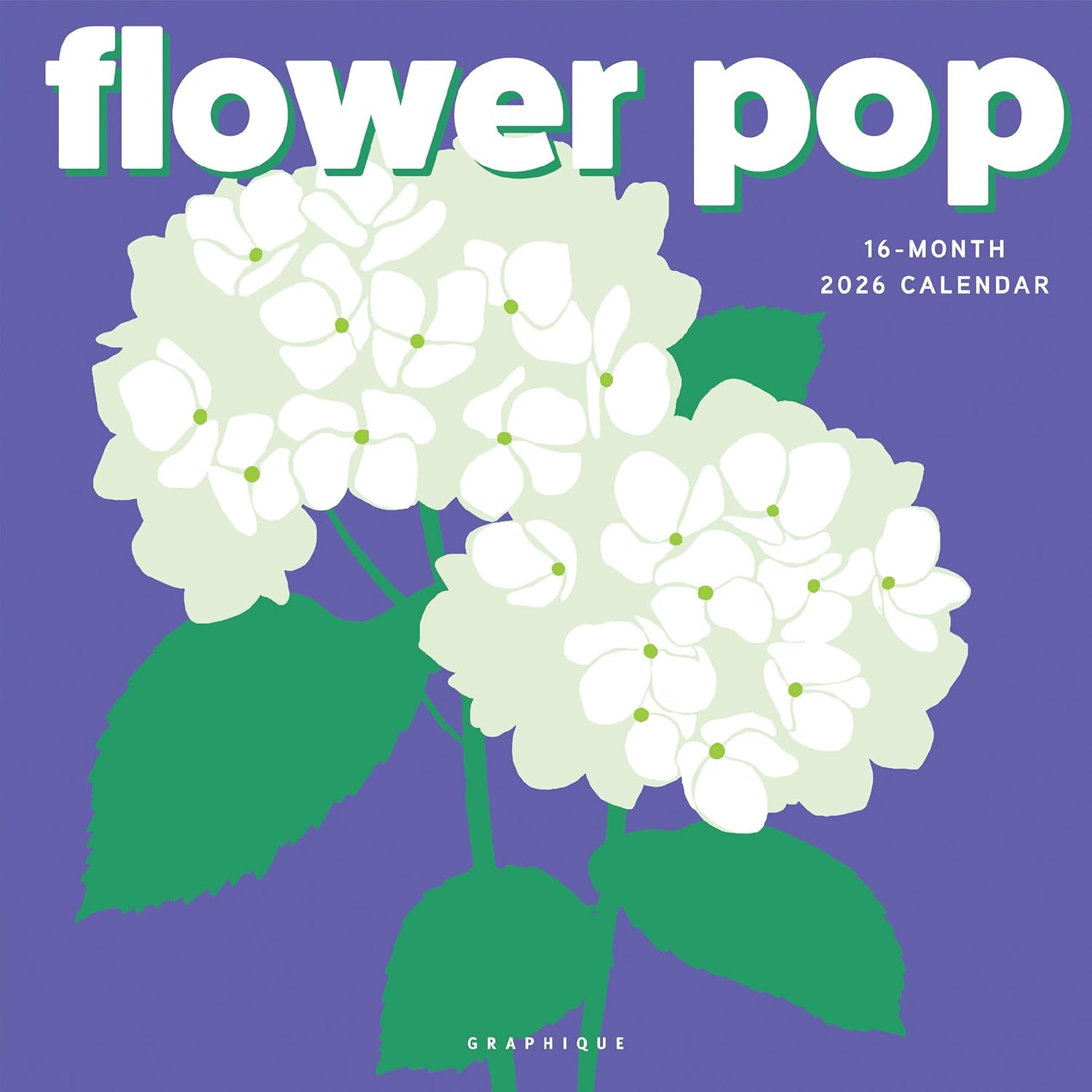 Flower Pop Wall Calendar 2026 | Bookazine HK